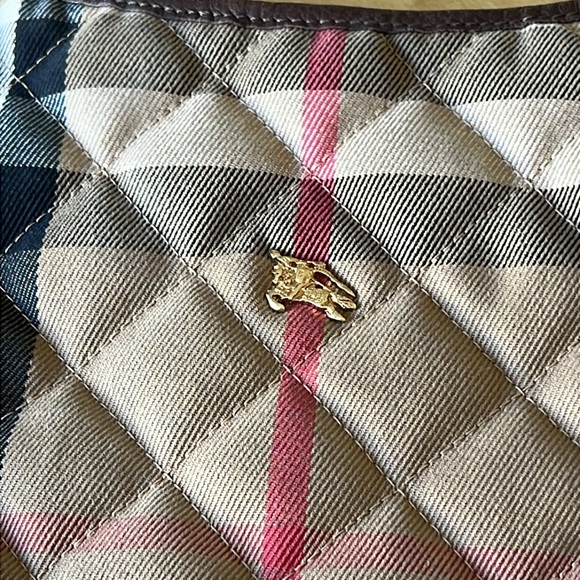 Burberry Quilted Nova Check Shoulder Tote Bag ON SALE NOW - Picture 6 of 12